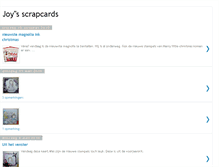 Tablet Screenshot of joyscrapcards.blogspot.com