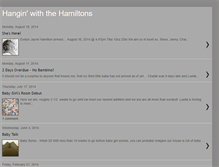 Tablet Screenshot of hanginwiththehamiltons.blogspot.com