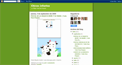 Desktop Screenshot of chicos-infantes.blogspot.com