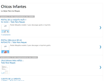 Tablet Screenshot of chicos-infantes.blogspot.com