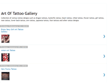 Tablet Screenshot of best-gallery-tattoo.blogspot.com