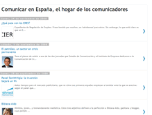 Tablet Screenshot of comunicarespana.blogspot.com