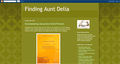 Desktop Screenshot of findingauntdelia.blogspot.com