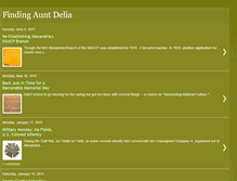 Tablet Screenshot of findingauntdelia.blogspot.com