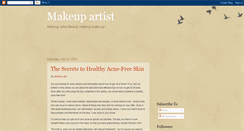 Desktop Screenshot of makeup-artist01.blogspot.com