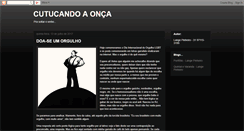 Desktop Screenshot of cutucandoaonca.blogspot.com