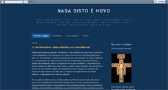 Desktop Screenshot of nadadistoenovo.blogspot.com