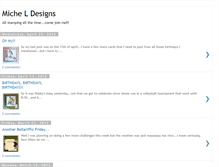 Tablet Screenshot of micheldesigns.blogspot.com