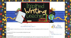 Desktop Screenshot of inspiredwritingteacher.blogspot.com