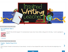 Tablet Screenshot of inspiredwritingteacher.blogspot.com