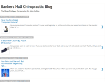 Tablet Screenshot of calgarychiropractor.blogspot.com