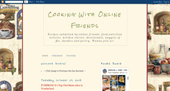 Desktop Screenshot of cookingwithonlinefriends.blogspot.com