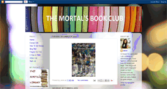 Desktop Screenshot of mortalsbookclub.blogspot.com