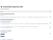 Tablet Screenshot of heyclicknet.blogspot.com