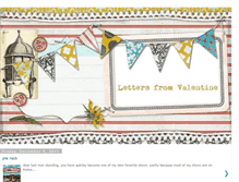 Tablet Screenshot of lettersfromvalentine.blogspot.com