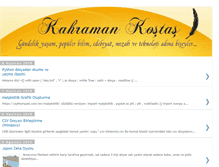 Tablet Screenshot of kahramankostas.blogspot.com