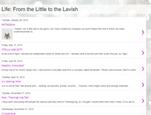 Tablet Screenshot of littlelavishesinlife.blogspot.com