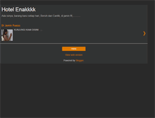 Tablet Screenshot of hotel-enak.blogspot.com