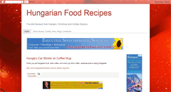 Desktop Screenshot of hungarianfoodrecipes.blogspot.com