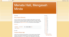 Desktop Screenshot of menata-hati.blogspot.com