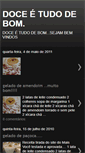 Mobile Screenshot of docetudodebom.blogspot.com