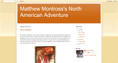Desktop Screenshot of matthewmontross.blogspot.com