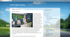 Desktop Screenshot of jinglefosterfamily.blogspot.com
