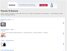 Tablet Screenshot of parole-damore.blogspot.com
