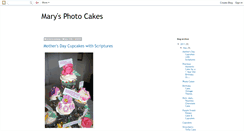 Desktop Screenshot of marysphotocakes.blogspot.com