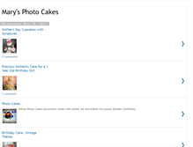 Tablet Screenshot of marysphotocakes.blogspot.com