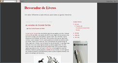Desktop Screenshot of devoradordelivros.blogspot.com
