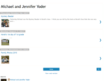 Tablet Screenshot of michaelandjenniferyoder.blogspot.com