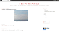 Desktop Screenshot of itastetheworld.blogspot.com