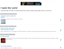 Tablet Screenshot of itastetheworld.blogspot.com