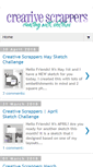 Mobile Screenshot of creativescrappers.blogspot.com