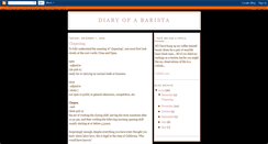 Desktop Screenshot of diaryofabarista.blogspot.com