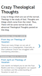 Mobile Screenshot of crazytheologicalthoughts.blogspot.com