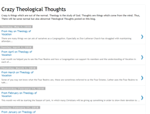 Tablet Screenshot of crazytheologicalthoughts.blogspot.com