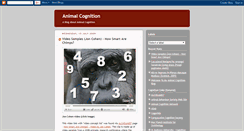 Desktop Screenshot of animal-cognition.blogspot.com