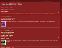 Tablet Screenshot of caedmonspaces.blogspot.com