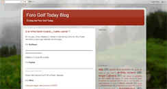 Desktop Screenshot of forogolftoday.blogspot.com