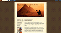 Desktop Screenshot of antigo-egito-deuses-e-mitos.blogspot.com