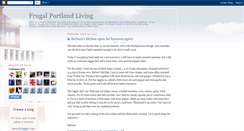 Desktop Screenshot of frugal-pdx-living.blogspot.com