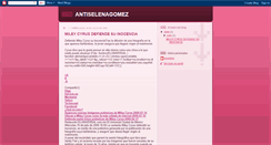 Desktop Screenshot of antiselenagomez.blogspot.com