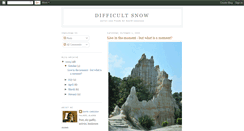 Desktop Screenshot of difficultsnow.blogspot.com