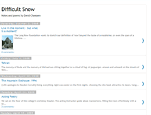 Tablet Screenshot of difficultsnow.blogspot.com