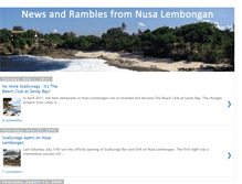 Tablet Screenshot of nusalembongannews.blogspot.com