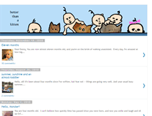 Tablet Screenshot of betterthanakitten.blogspot.com