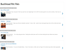 Tablet Screenshot of buckheadpetpals.blogspot.com