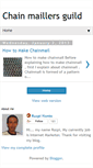 Mobile Screenshot of chainmaillersguild.blogspot.com
